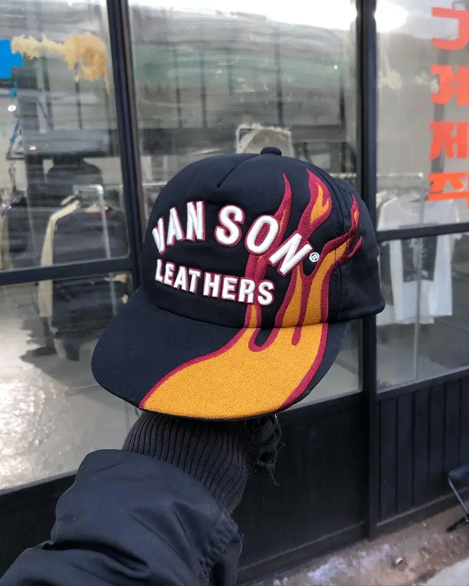 Vanson Leathers Flame Cap